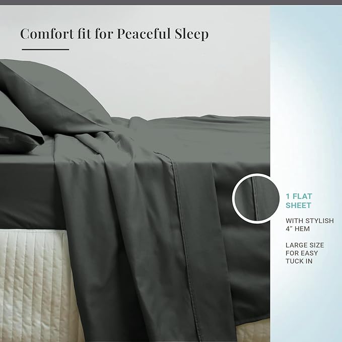 100% Cotton Flat Sheet - Queen