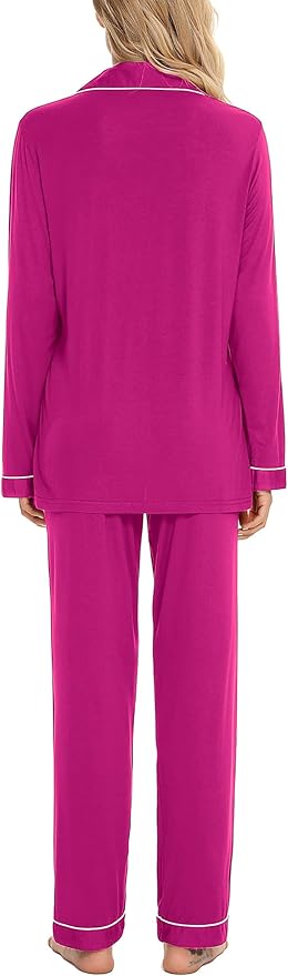 Women's Pajama Set - Long Sleeve - 2 Piece