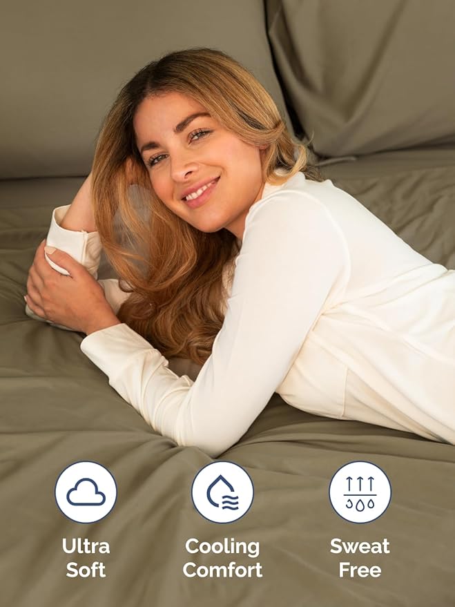 Cooling Bed Sheet Set - King - 6 Piece