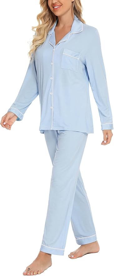 Women's Pants Pajama Set - Long Sleeve - 2 Piece