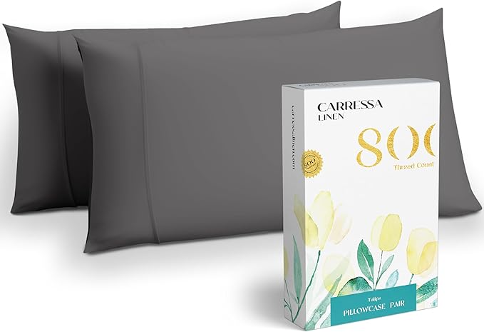 Linen Cooling Pillowcase Set - Queen - 2 Piece