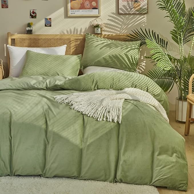 Velvet Comforter Set - King - 3 Piece