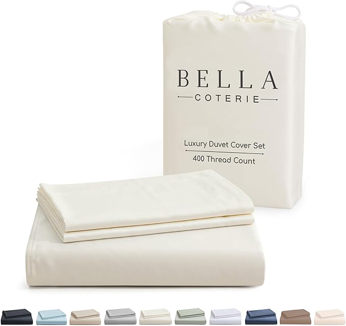 Bamboo Cooling Duvet Cover Set - California King - 3 Piece