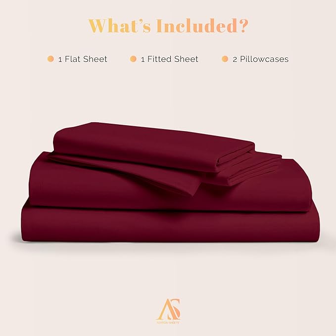 Cooling Bed Sheet Set - California King - 16 in Deep Pocket - 4 Piece