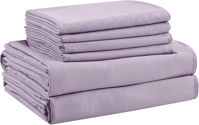 Cooling Bed Sheet Set - Queen - 16 in Deep Pocket - 6 Piece