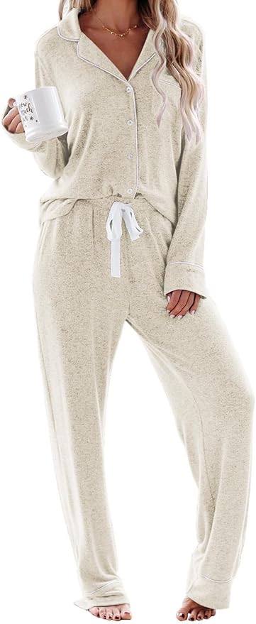 Women's Pajama Set - Long Sleeve - 2 Piece