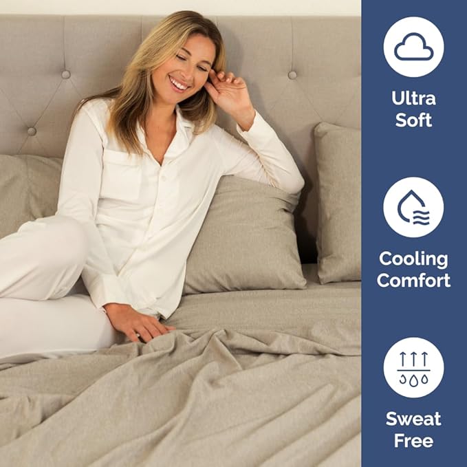 Cooling Bed Sheet Set - King - 4 Piece