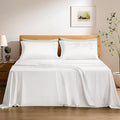 Bamboo Cooling Bed Sheet Set - Queen - 4 Piece