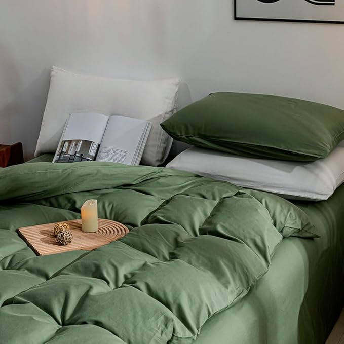 Linen Duvet Cover Set - Twin - 2 Piece