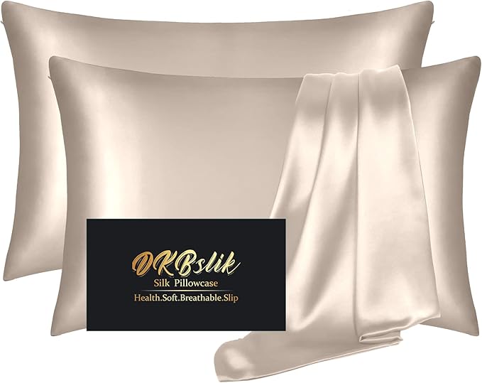 Mulberry Silk Pillowcase Set - King - 2 Pack - 2 Piece