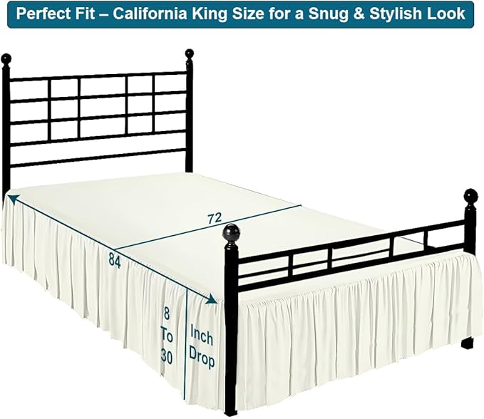 Linen Bed Skirt - King