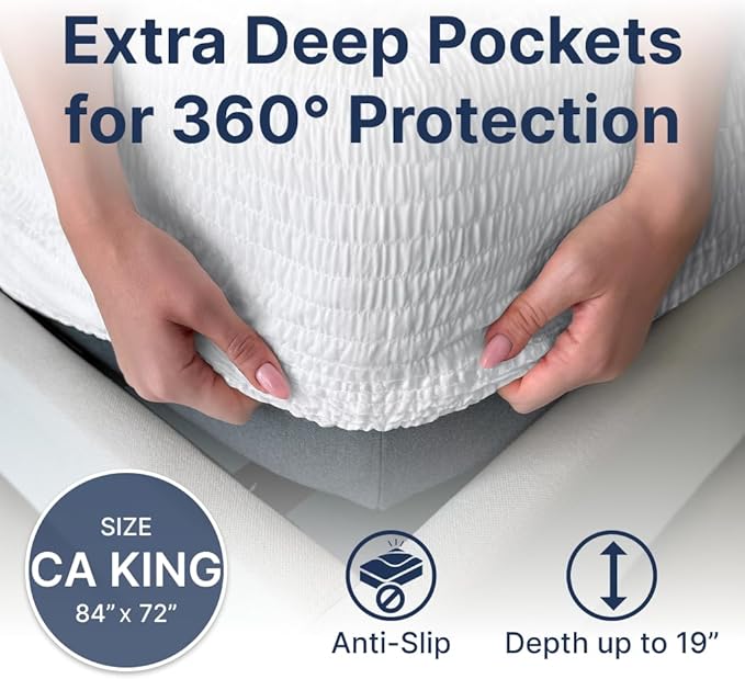 Waterproof Mattress Protector - California King