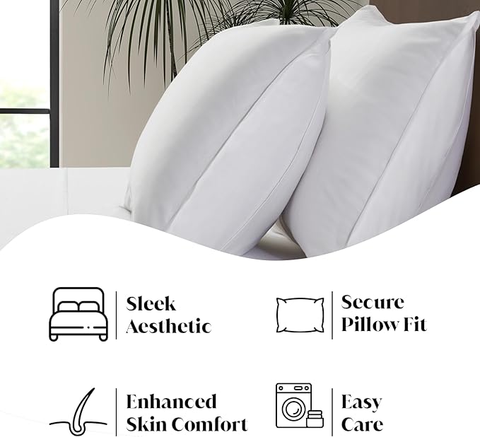 Bamboo Cooling Pillowcase Set - Queen - 2 Piece