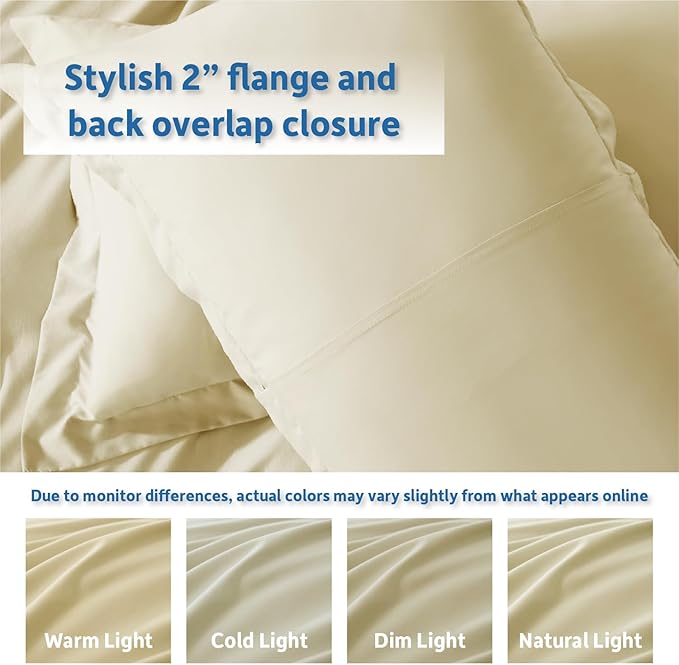 Down Alternative Duvet Cover Set - Full - 4 Piece