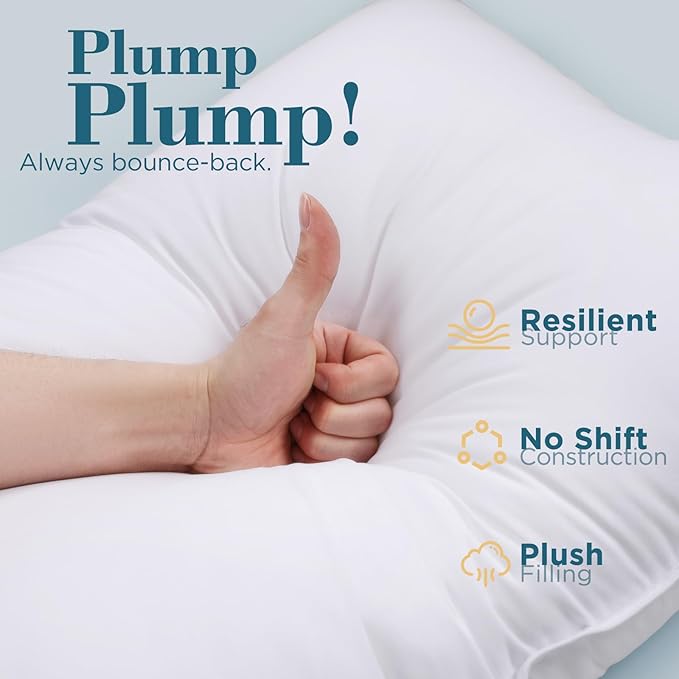Down Alternative Bed Pillow - Queen - 2 Piece