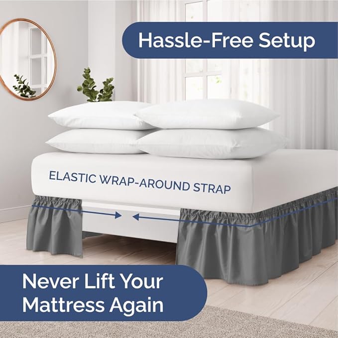 Bed Skirt - King - 14 in Drop