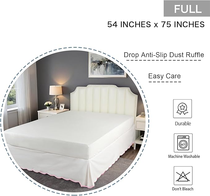 Bed Skirt - Full - 14 in Drop