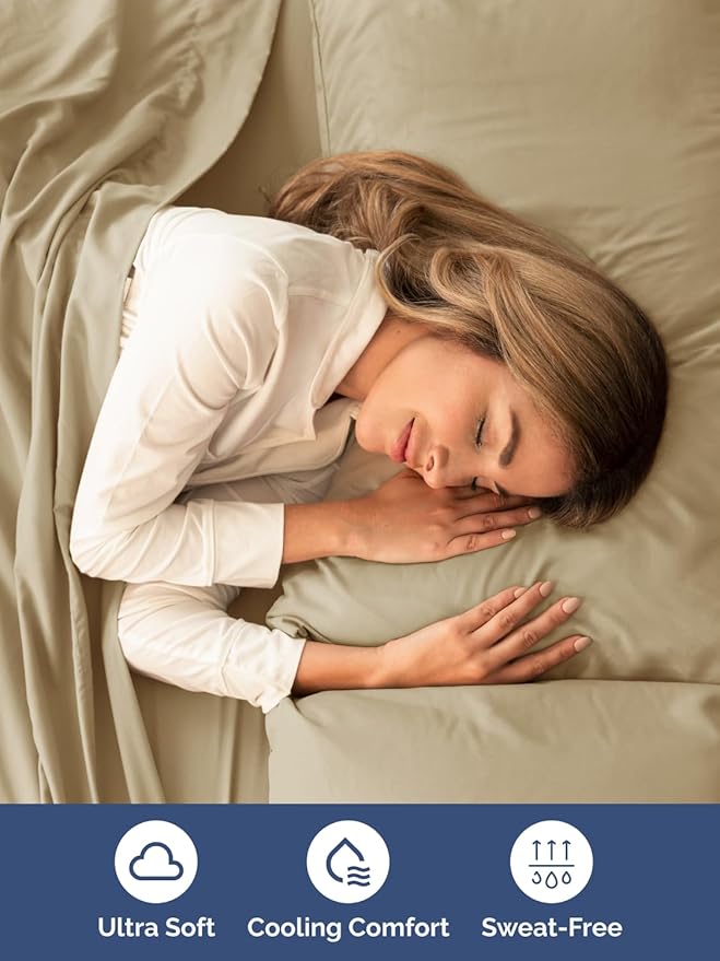 Cooling Bed Sheet Set - Twin - 4 Piece