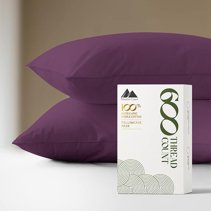 Linen Pillowcase Set - Queen - 2 Piece