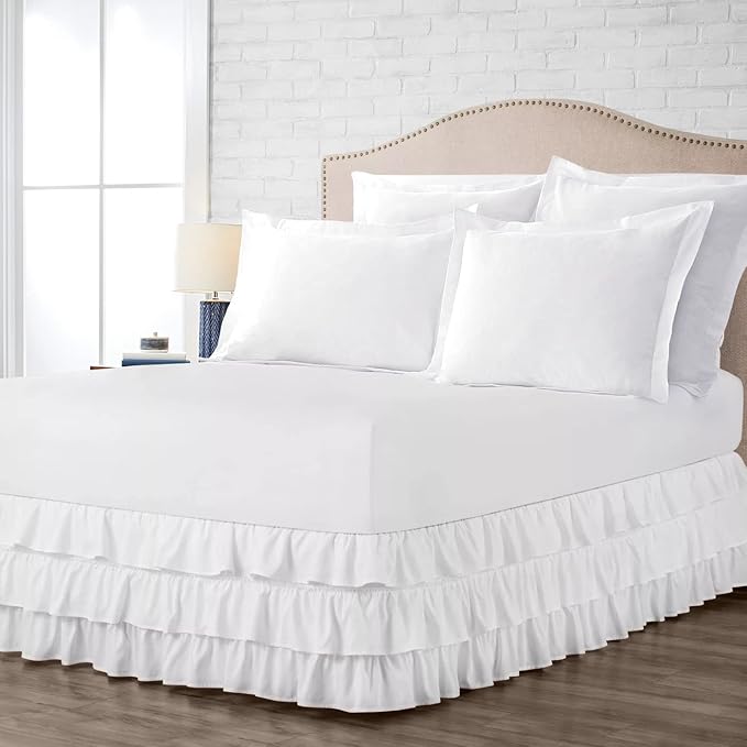 100% Cotton Bed Skirt - King