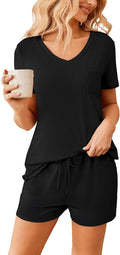 Women's Pajama Set - Short Sleeve - 2 Piece