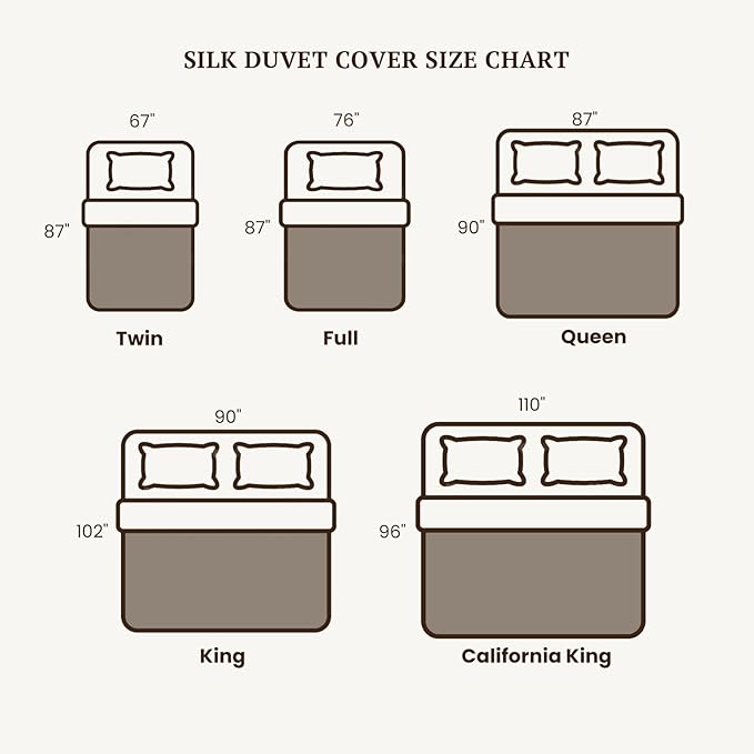 Mulberry Silk Cooling Duvet Cover - Full