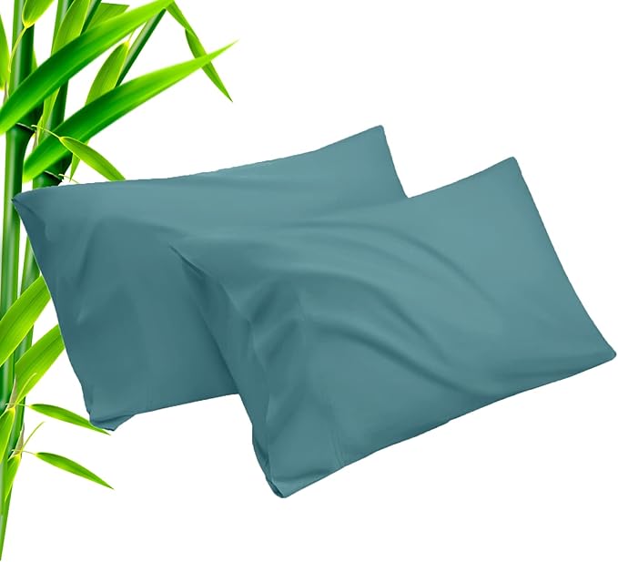 Bamboo Cooling Pillowcase Set - Standard - 20 x 26 in - 2 Pack - 2 Piece