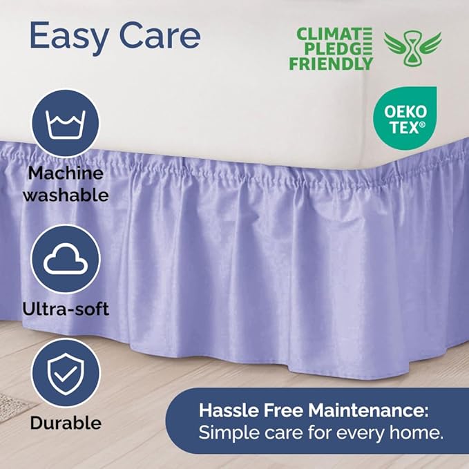 Bed Skirt - Full - 21 in Drop