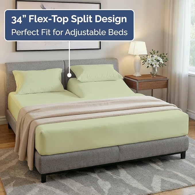 Cooling Bed Sheet Set - King - 4 Piece