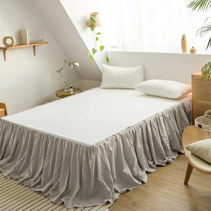 Linen Bed Skirt - King