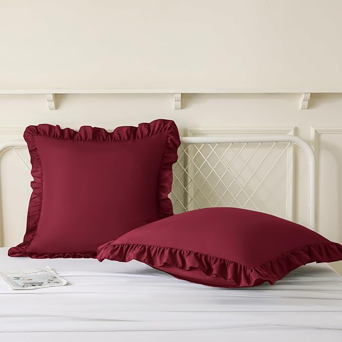 Microfiber Pillowcase Set - 18 x 18 in - 2 Piece
