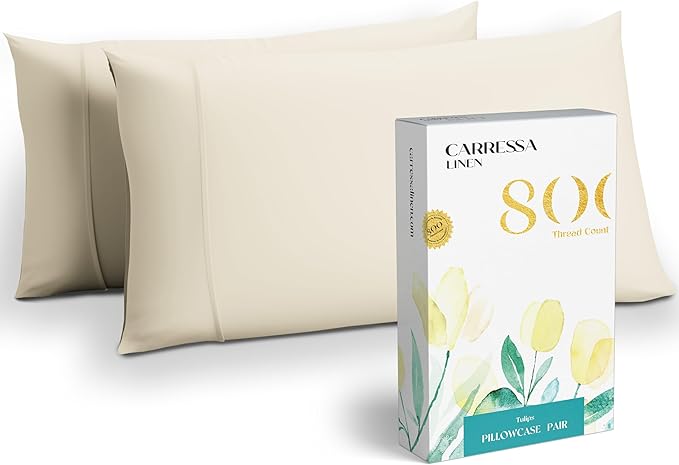 Linen Cooling Pillowcase Set - King - 2 Piece