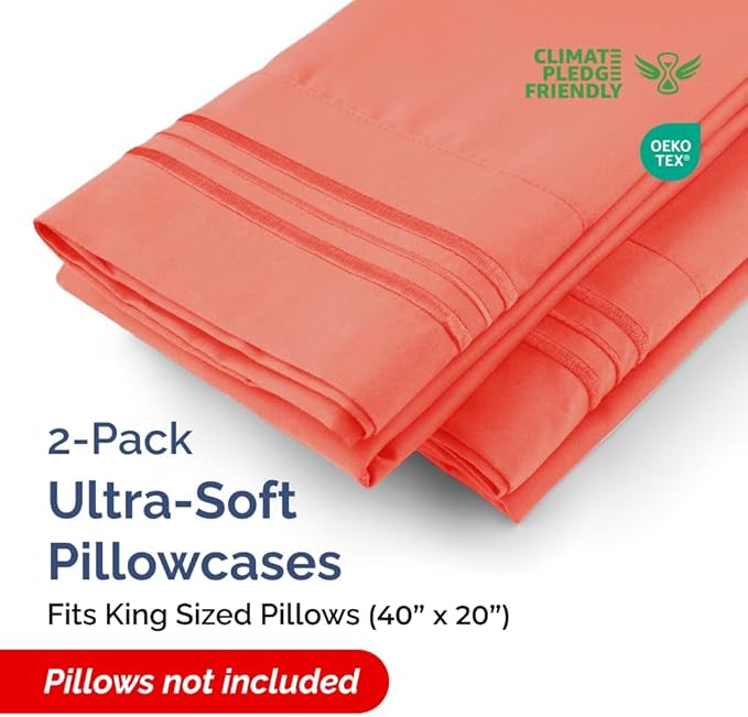 Pillowcase Set - King - 2 Piece