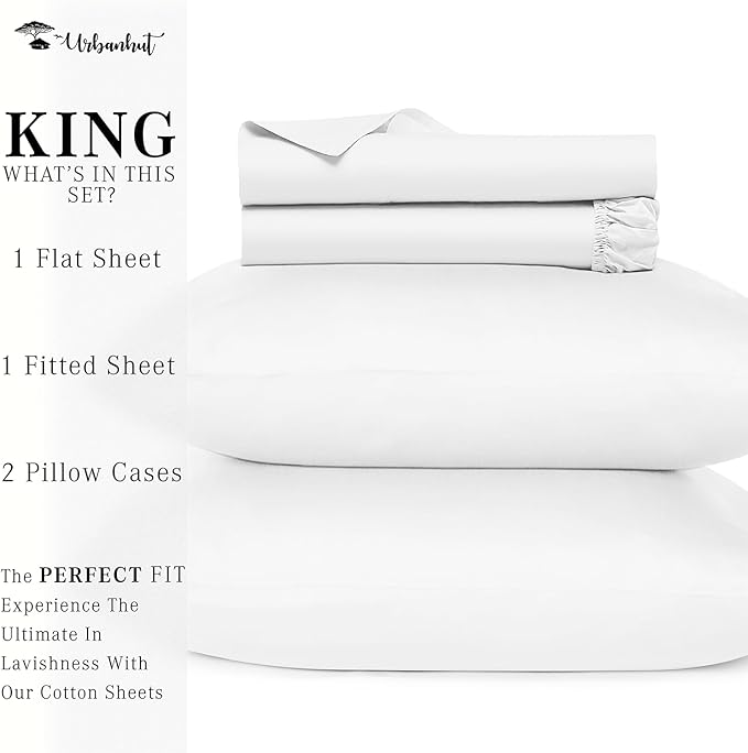 Bed Sheet Set - King - 4 Piece
