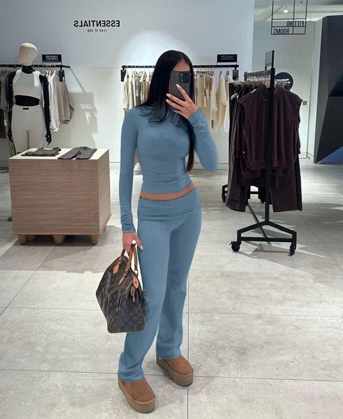 Women's Pants Pajama Set - Long Sleeve - 2 Piece