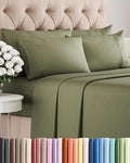 Cooling Bed Sheet Set - Queen - 16 in Deep Pocket - 6 Piece