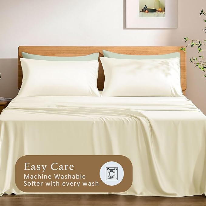 Bamboo Cooling Pillowcase Set - King - 2 Piece