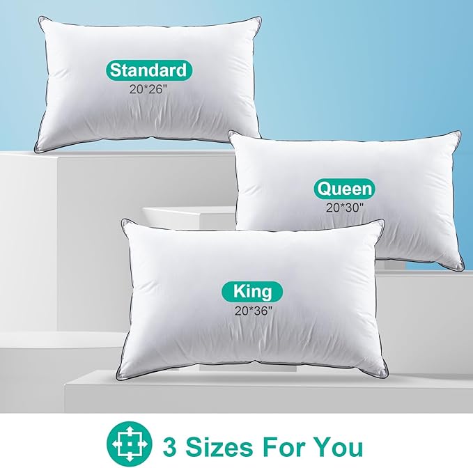 Bed Pillow - Standard - 2 Piece