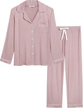 Women's Bamboo Cooling Pajama Set - Long Sleeve