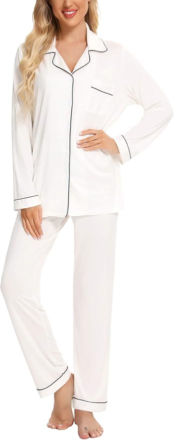 Women's Pants Pajama Set - Long Sleeve - 2 Piece
