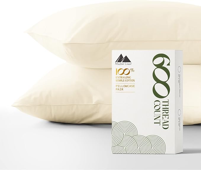 Linen Cooling Pillowcase Set - King - 2 Piece