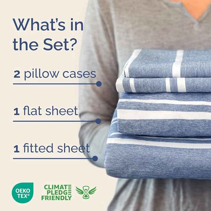 Cooling Bed Sheet Set - Full - 4 Piece