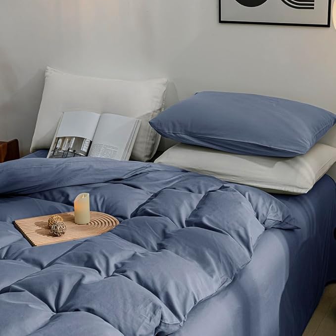 Linen Duvet Cover Set - King - 3 Piece