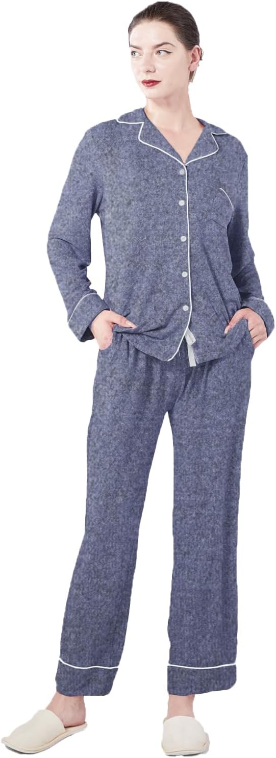 Women's Pajama Set - Long Sleeve - 2 Piece