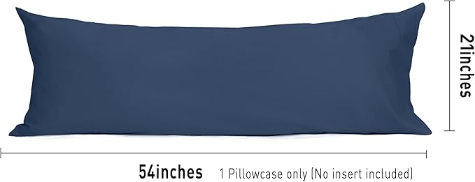 100% Cotton Pillowcase - 21 x 54 in