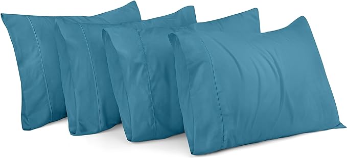 Microfiber Pillowcase Set - King - 20 x 40 in - 4 Pack