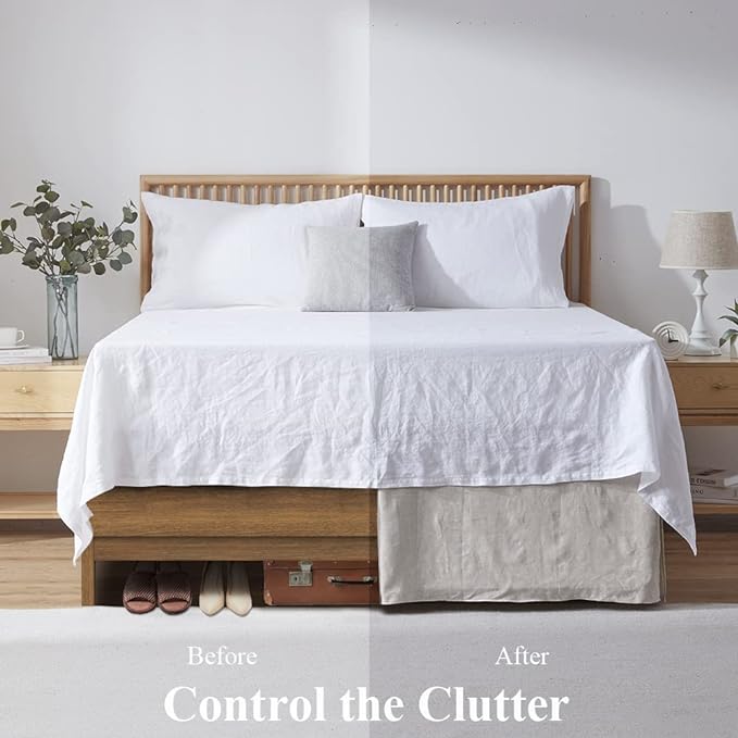 Linen Bed Skirt - Twin