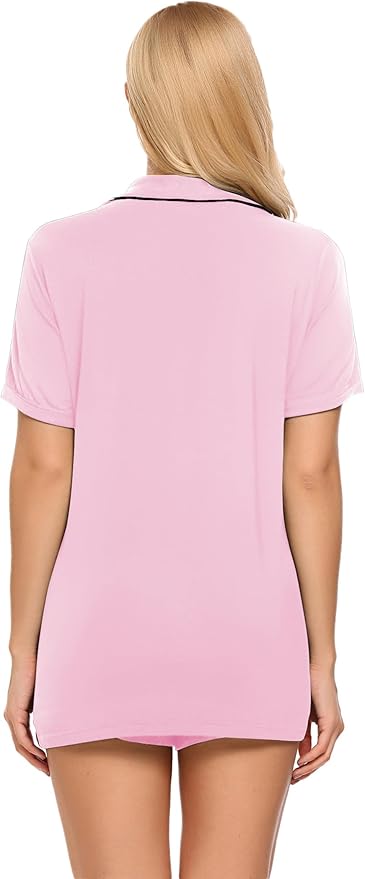 Women's Pajama Set - Short Sleeve - 2 Piece