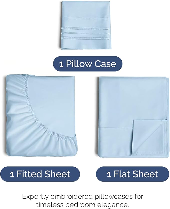 Cooling Bed Sheet Set - Twin - 3 Piece