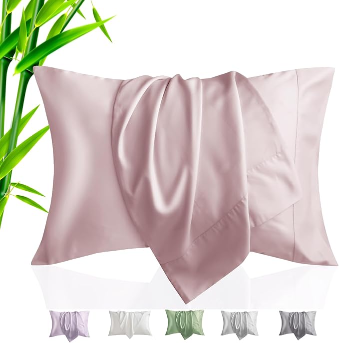 Bamboo Cooling Pillowcase Set - Standard - 20 x 26 in - 2 Pack - 2 Piece